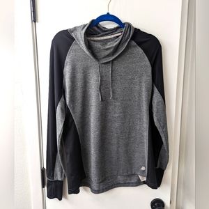 FREE2BE Cowl Neck Athletic Sweatshirt